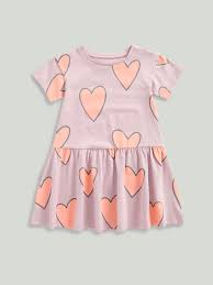 Heart Jersey Dress