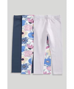 3 Pack Ribbed Leggings