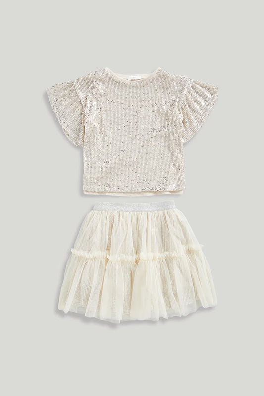 Sequin Occasion Skirt and Top